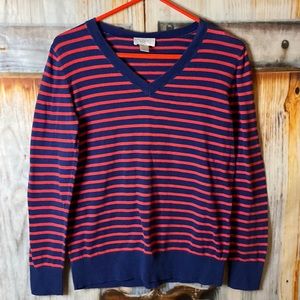 Loft Striped Sweater Women's Medium